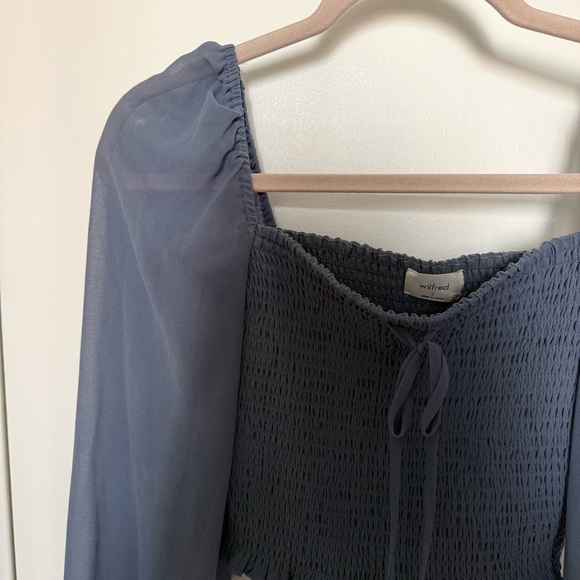 Wilfred Saga Blouse in Slab Blue - Picture 6 of 9